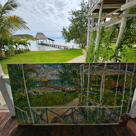 Cabana Con Muelle Privado En La Laguna De Bacalar Buitenkant foto