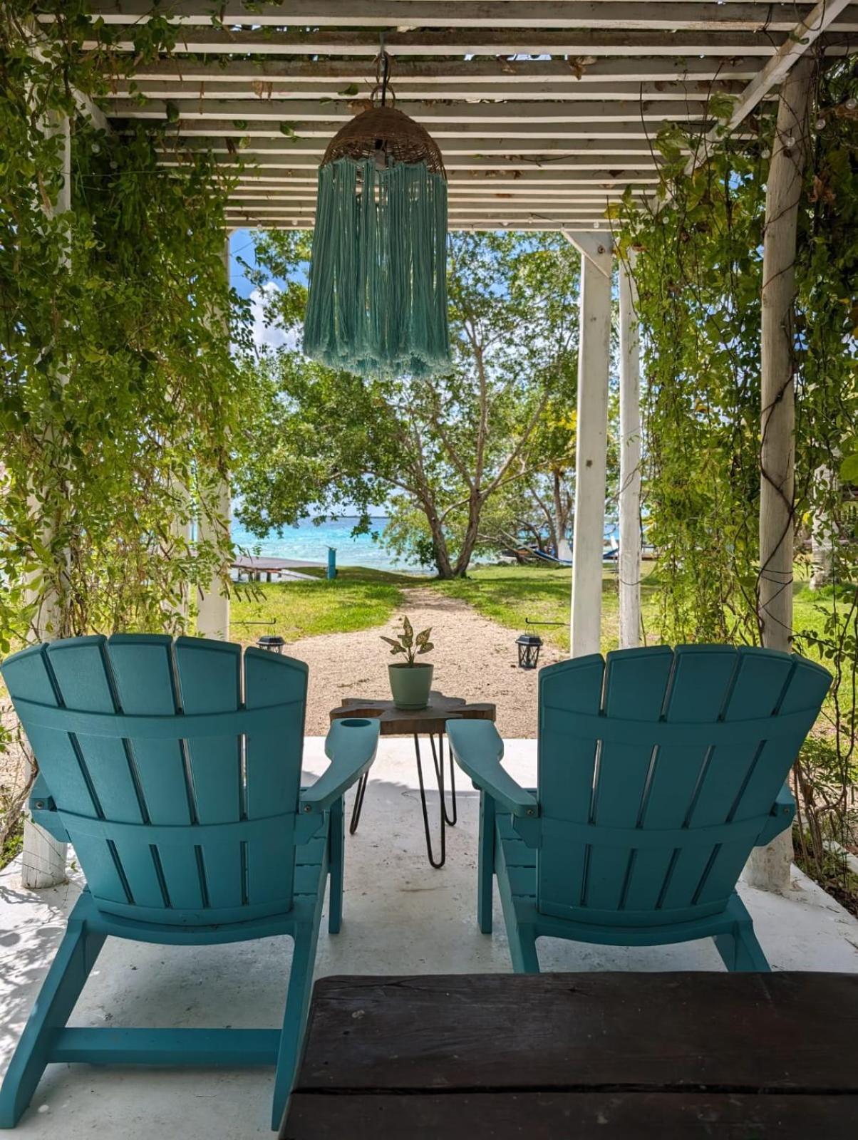 Cabana Con Muelle Privado En La Laguna De Bacalar Buitenkant foto